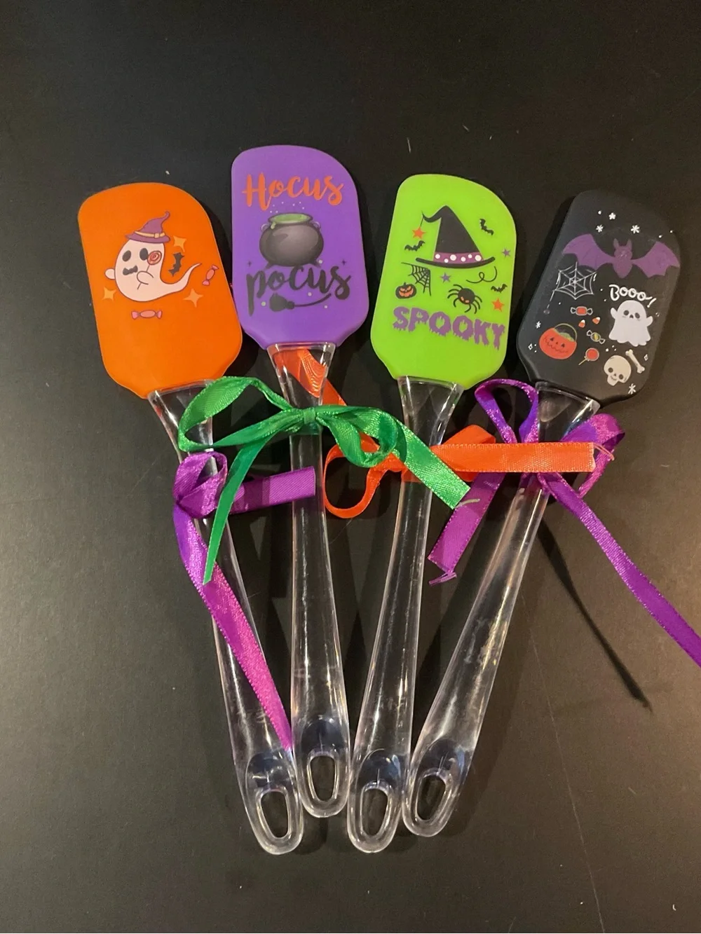 Halloween Silicone Spatula Set - Assorted Colors Bundle. NWOT